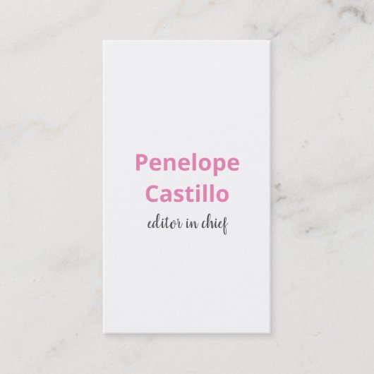 プロフェッショナルモダンシンプルスタイリッシュ 名刺 (正面)