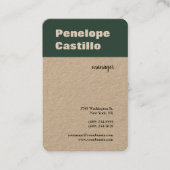 プロフェッショナルモダンシンプルスタイリッシュ 名刺 (正面)