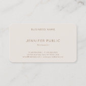 プロフェッショナルモダンシンプルテンプレートエレガント色 名刺 (裏面)