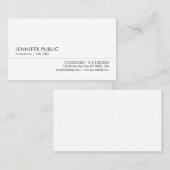 プロフェッショナルモダンシンプルパーソナライズされたテンプレート 名刺 (正面/裏面)