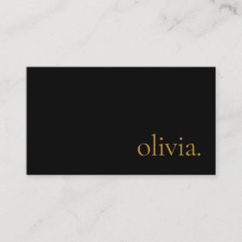 プロフェッショナルモダンシンプルブエレガントラック金ゴールド 名刺