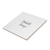 プロフェッショナルモダンシンプルプレーンあなたの名前 タイル (側面)