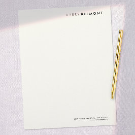 プロフェッショナルモダンシンプルミニマル レターヘッド