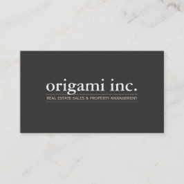 プロフェッショナルモダンシンプル炭頭が切れる灰色 名刺
