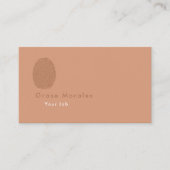 プロフェッショナルモダンシンプル軽銅ミニマリスト 名刺 (正面)