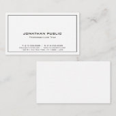 プロフェッショナルモダンシ頭が切れるック平野 名刺 (正面/裏面)