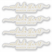 プロフェッショナルモダンスクリプト名 シール (正面)