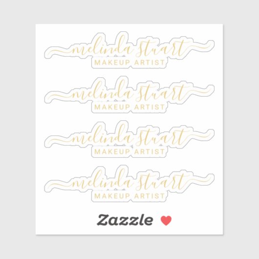 プロフェッショナルモダンスクリプト名 シール (シート)