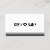 プロフェッショナルモダンストライプはっきりした名刺 名刺 (正面)