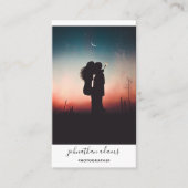 プロフェッショナルモダンソーシャルメディア写真 名刺 (正面)