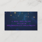 プロフェッショナルモダンダイヤモンドリップスティック星 名刺 (裏面)