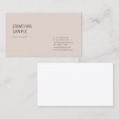 プロフェッショナルモダンテンプレートエレガントお洒落デザイン 名刺 (正面/裏面)