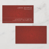 プロフェッショナルモダンデザイングレースフルクラシーラグジュアリー 名刺 (正面/裏面)