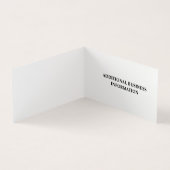 プロフェッショナルモダントレンディーパープルピンクスタイリッシュク 名刺 (内部)