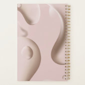 プロフェッショナルモダンネイルアーティストピンクビジネス プランナー手帳 (裏面)