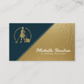 プロフェッショナルモダンハウス清掃サービス金ゴールド 名刺 (正面)