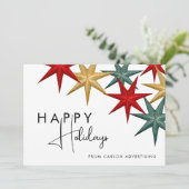 プロフェッショナルモダンハッピーホリデイズビジネス シーズンカード (スタンド正面)