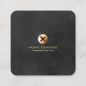 プロフェッショナルモダンハンディマンビルダー スクエア名刺 (正面)