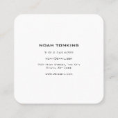 プロフェッショナルモダンハンディマンビルダー スクエア名刺 (裏面)