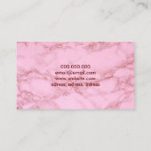 プロフェッショナルモダンバラ大理石 名刺 (裏面)