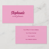 プロフェッショナルモダンピエレガントッカラフルク 名刺 (正面/裏面)