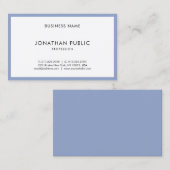 プロフェッショナルモダンファッショナブルトッププレーン 名刺 (正面/裏面)