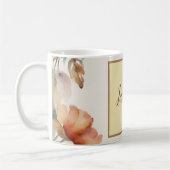 プロフェッショナルモダンフローラパステルベイゲカラー コーヒーマグカップ (左)