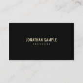 プロフェッショナルモダンブシンプルラック金ゴールドエレガントルクセ 名刺 (正面)