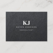 プロフェッショナルモダンブフェイクラックレザーモノグラム 名刺 (正面)