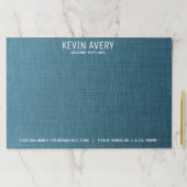 プロフェッショナルモダンブルーリネンテクスチャ ペーパーパッド (インサイチュ)