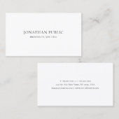 プロフェッショナルモダンプミニマルライエレガントン 名刺 (正面/裏面)