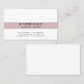 プロフェッショナルモダンプミニマルラン 名刺 (正面/裏面)