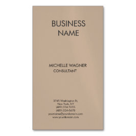 プロフェッショナルモダンプレインミエレガントミナリスト マグネット名刺