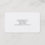 プロフェッショナルモダンプレミアムグレモノグラムのー 名刺 (裏面)