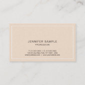 プロフェッショナルモダンプレミアムパールフィニッシュラグジュアリー 名刺 (裏面)