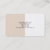 プロフェッショナルモダンプレミアムパールモノグラムの 名刺 (裏面)