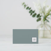 プロフェッショナルモダンプレーンとロゴエレガント色 名刺 (スタンド正面)