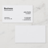 プロフェッショナルモダンプレーンシンプルコンピュータの修復 名刺 (正面/裏面)