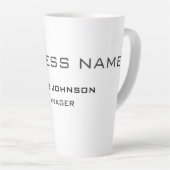 プロフェッショナルモダンプレーンシンプル カフェラテマグ (右アングル)