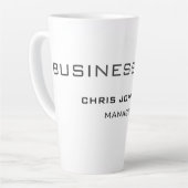 プロフェッショナルモダンプレーンシンプル カフェラテマグ (左アングル)