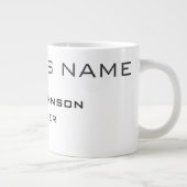 プロフェッショナルモダンプレーンシンプル ジャンボコーヒーマグカップ (右)