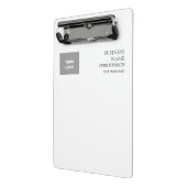 プロフェッショナルモダンプレーンシンプル ミニクリップボード (アングル2)
