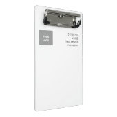 プロフェッショナルモダンプレーンシンプル ミニクリップボード (アングル)