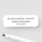 プロフェッショナルモダンプレーンシンプル 名札 (インサイチュ)