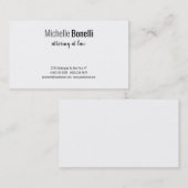 プロフェッショナルモダンプレーン弁護士法 名刺 (正面/裏面)