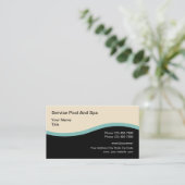 プロフェッショナルモダンプールサービス 名刺 (スタンド正面)