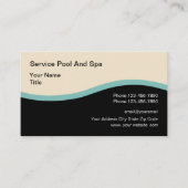 プロフェッショナルモダンプールサービス 名刺 (正面)