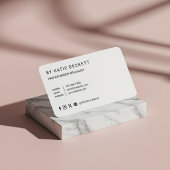 プロフェッショナルモダンヘアエクステンション事業写真 名刺