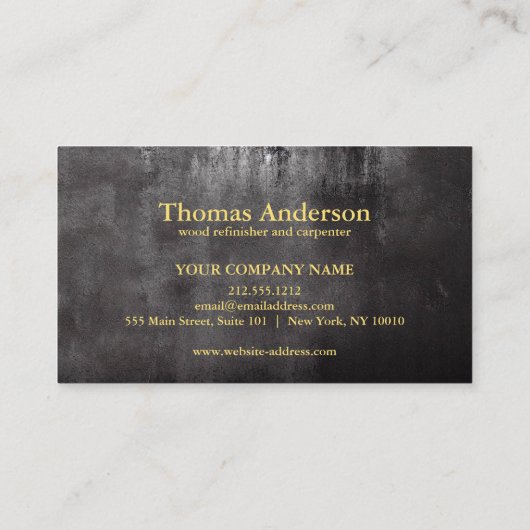 プロフェッショナルモダンホーム修理便利屋 名刺 (裏面)