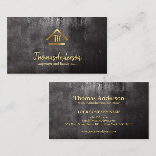 プロフェッショナルモダンホーム修理便利屋 名刺 (正面/裏面)